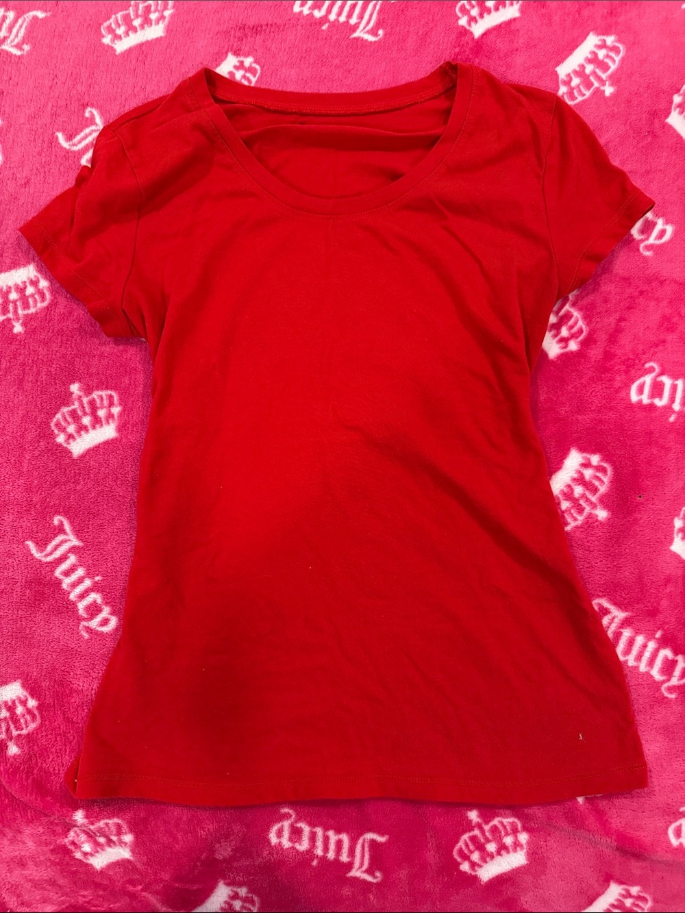Red No Boundaries Tee